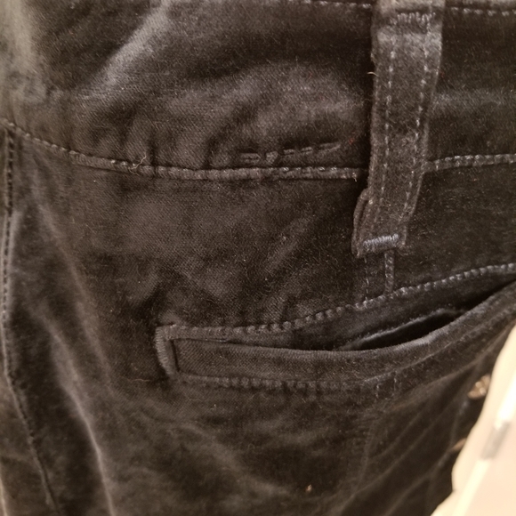 7 For All Mankind Velvet Button Front Mini Skirt - Picture 9 of 10